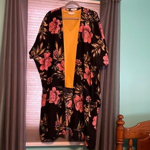 womens floral kimono